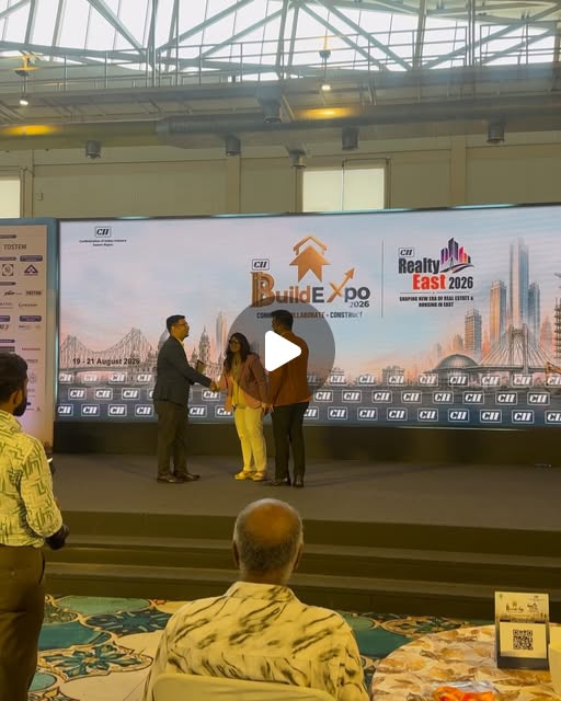 Smart Structure receiving the CII Nirman Gaurav Samman 2026 at CII BuildExpo 2026