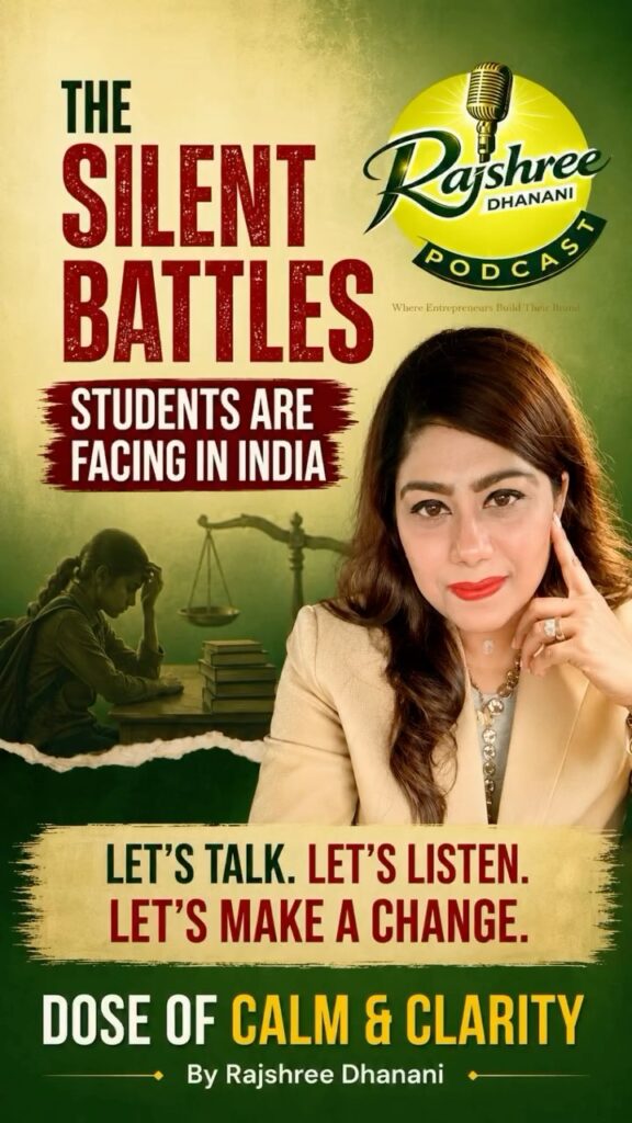 The Silent Battle Students Are Fighting — Dose of Calm Clarity with Rajshree Dhanani